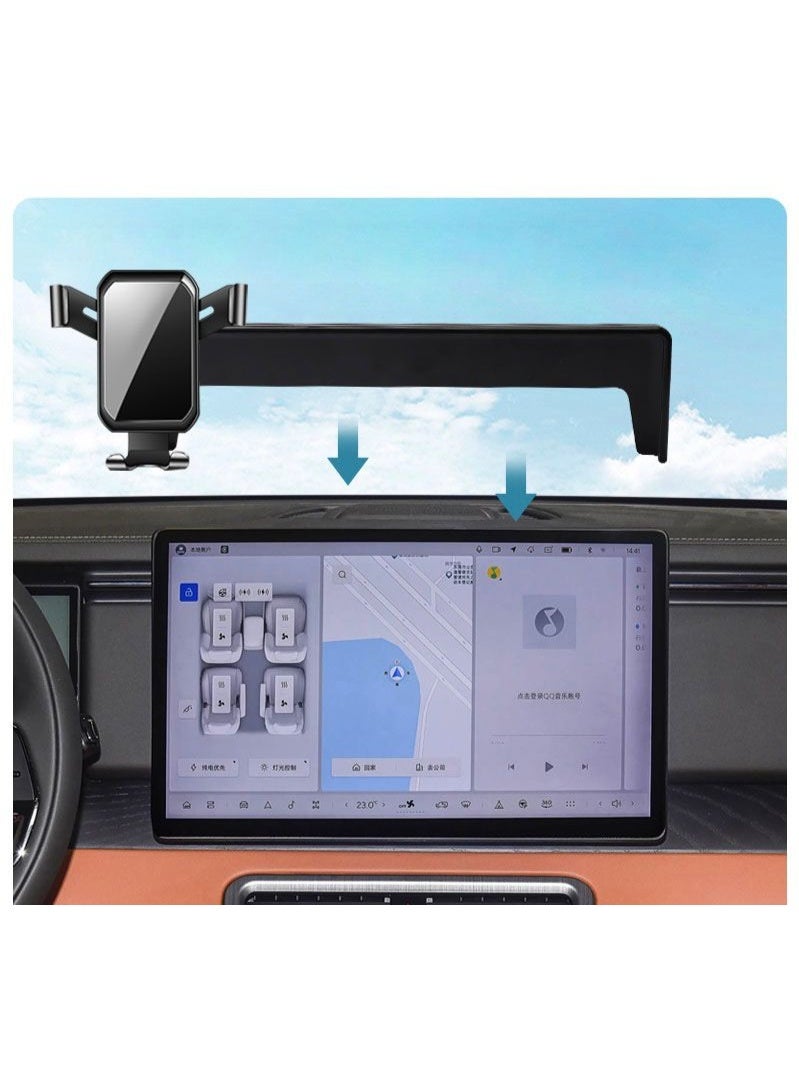Rox 01 Phone holder 2023-2026(15.7 inches) Monitor Phone Mount Gravity Car Holder for all phones - Image 1