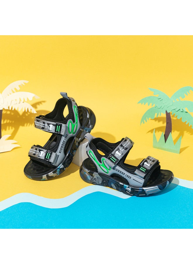 Bumblebee Boys' Sandals Kids Open-toe Beach Shoes Sports Summer Trend Soft Sole Big Boys' Shoes Breathable Comfortable - Image 3