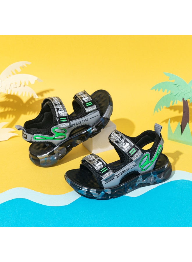 Bumblebee Boys' Sandals Kids Open-toe Beach Shoes Sports Summer Trend Soft Sole Big Boys' Shoes Breathable Comfortable - Image 4