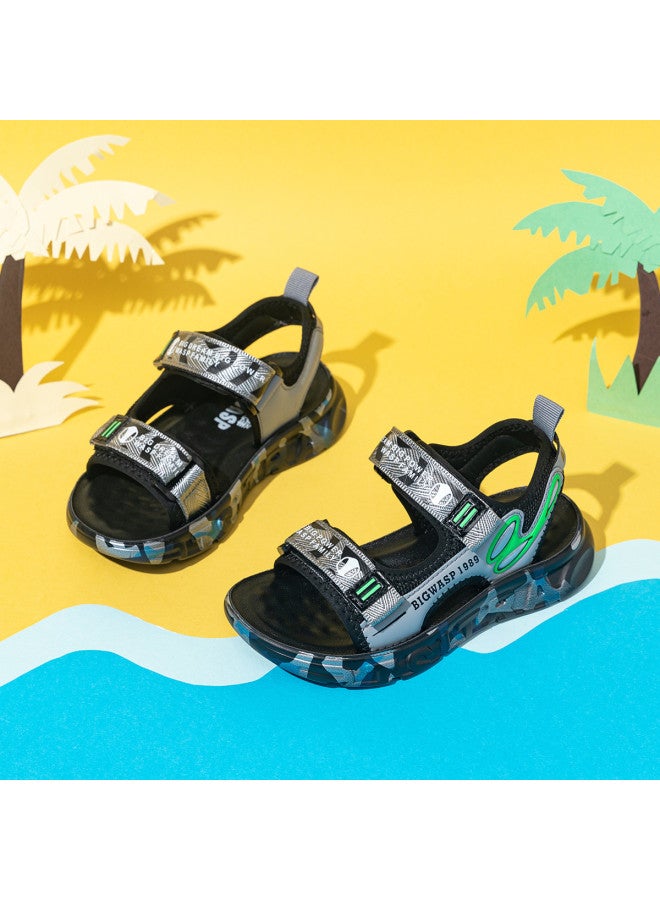 Bumblebee Boys' Sandals Kids Open-toe Beach Shoes Sports Summer Trend Soft Sole Big Boys' Shoes Breathable Comfortable - Image 5