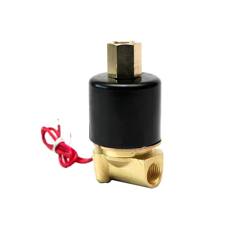 1 4 Inch Brass Normally Open Solenoid Valve 24V 12V 110V 220V For Gas G 240VAC VITON Seal - Image 3