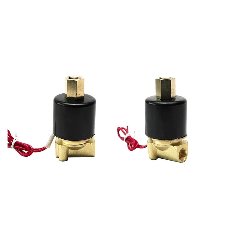 1 4 Inch Brass Normally Open Solenoid Valve 24V 12V 110V 220V For Gas G 240VAC VITON Seal - Image 4