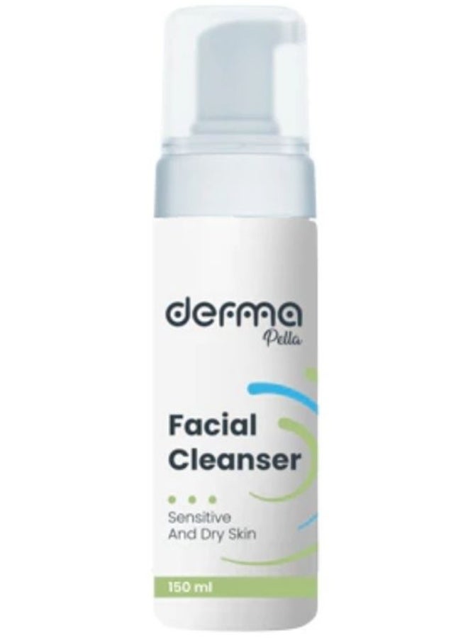 Derma Pella Facial Cleanser Sensitive And Dry Skin (150ml) - Image 1