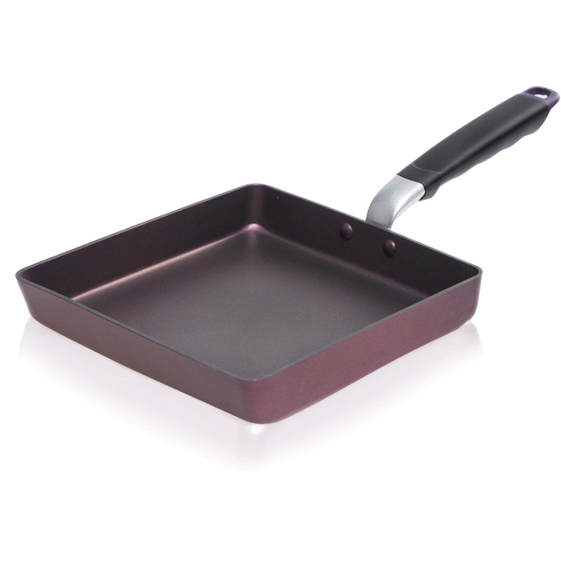 TECHEF - Tamagoyaki Japanese Omelette Pan/Egg Pan, Made in Korea (Purple) (Large) - Image 1