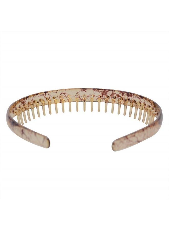 3 Pcs Resin Teeth Comb Headband Plastic Hard Hairband Fashion Durable Women Headdress Hair Accessories