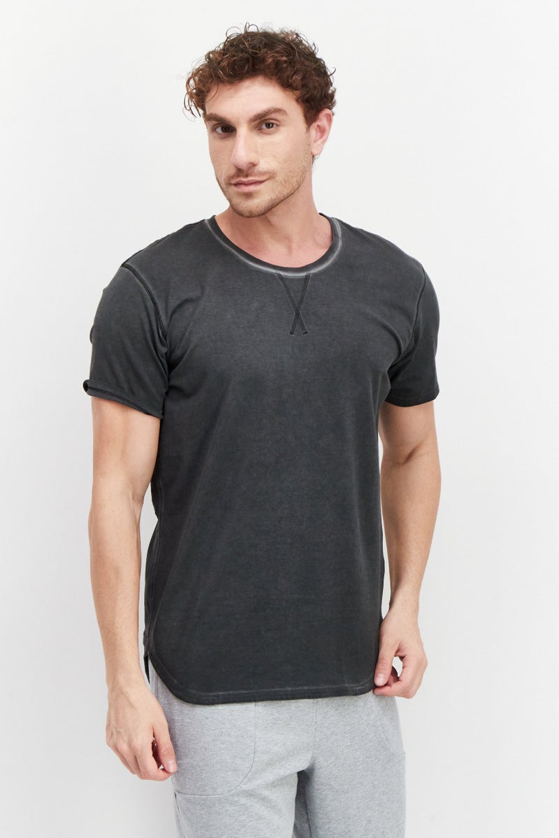 PUMA Men Sportswear Fit Short Sleeve Outdoor T-Shirt, Dark Grey - Image 1