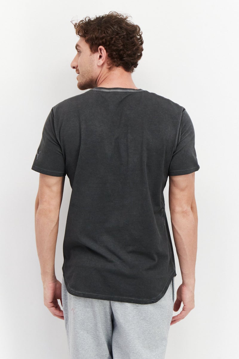 PUMA Men Sportswear Fit Short Sleeve Outdoor T-Shirt, Dark Grey - Image 2