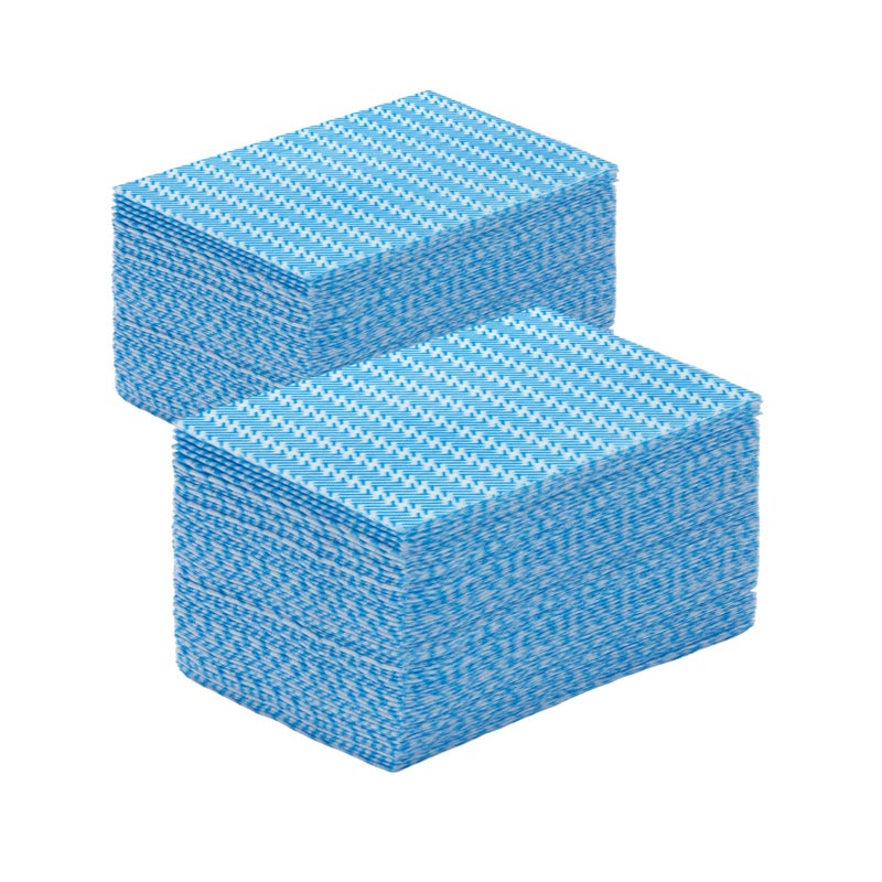 Peachicha Reusable Cleaning Cloths Handi Wipes Reusable Cloths Disposabel Dish Towels Dry Handy Wipes Big Durable Absoebent and Dry Quickly 100 Count Blue - Image 3