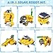 Playsheek STEM Projects for Kids Ages 812 Solar Robot Kit 6in1 Space Toys for 10YearOld Boy Girl Gift Toys Science Kits Christmas Birthday Gifts for 8 9 10 11 12 Year Old Yellow - Image 3