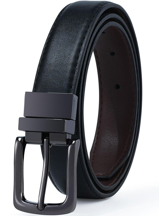Kajeer Boy Belts for Kids Reversible Youth Toddler Adjustable Easy to Use PU Leather Belt for School Uniform Casual - Image 1