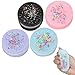 JIACAI 4pcs Handmade Soft Cookie Squishy Silicone Stress Relief Squishy Toy Pink Cookie Dessert Kawaii Squishies Fidget Toy Stress Relieving Fur Ball OPP Packaging Gifts 4pcs - Image 2