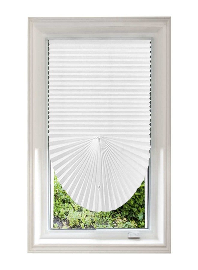 ChYoung Stick On Blinds for Windows, No Drill Blinds Temporary Window Blinds No Drilling Door Blinds Light Filtering Pleated Paper Blinds and Shades Clip On Blinds for Kitchen Patio Bathroom - Image 4