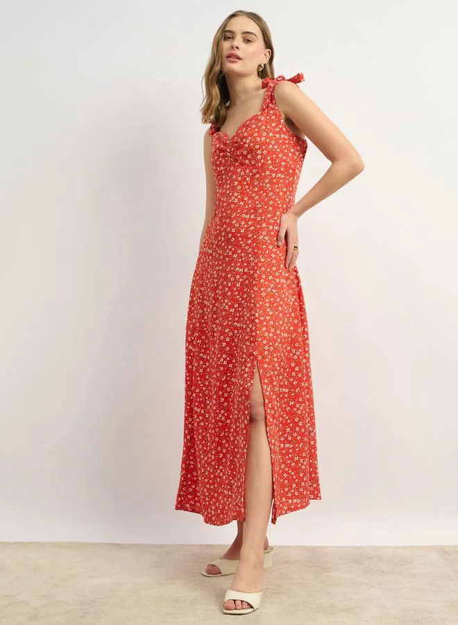Styli Floral Print Dress