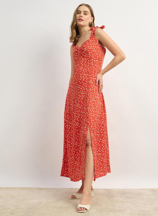 ستايلي فستان بطبعة زهور - Image 3