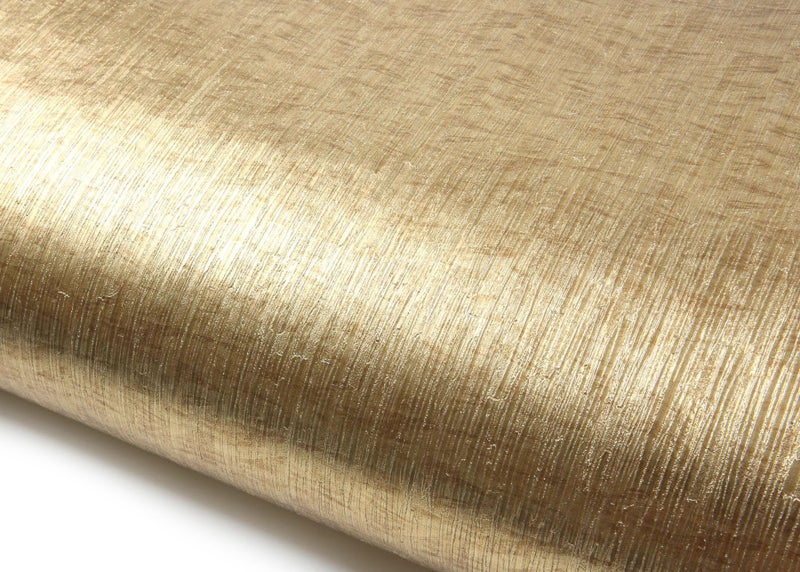 ROSEROSA Peel and Stick PVC Faux Metal SelfAdhesive Wallpaper Covering Counter Top Shelf Liner NI997
