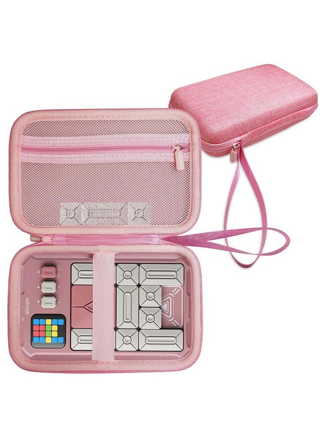 جي سي باين حقيبة حمل صلبة من JCHPINE لألعاب العقل GiiKER Super Slide، حامل تخزين واقٍ لألغاز العقل التفاعلية GiiKER وملحقات وحدة التحكم في الألعاب المحمولة (الحقيبة فقط) (وردي) - Image 1