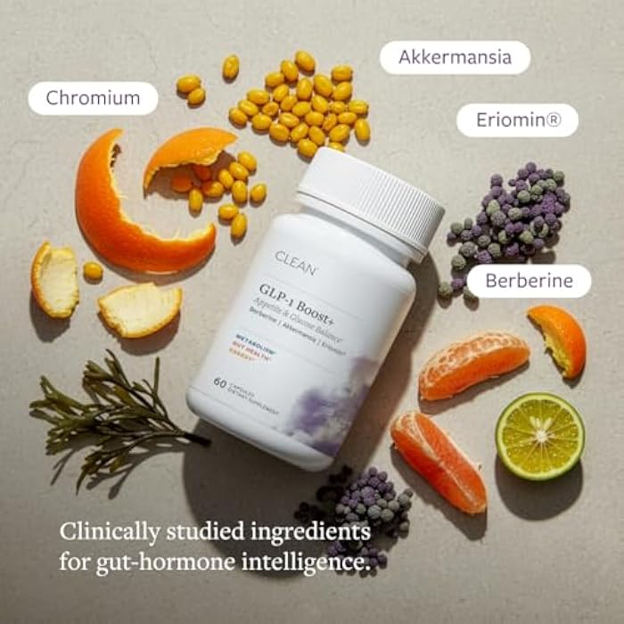 GLP-1 Boost+ | Natural GLP-1 Support with Berberine, Eriomin® & Akkermansia | Appetite, Glucose & Gut Health Support | Non-GMO, Gluten & Dairy-Free | 60 Capsules, 30-Day Supply - Image 5
