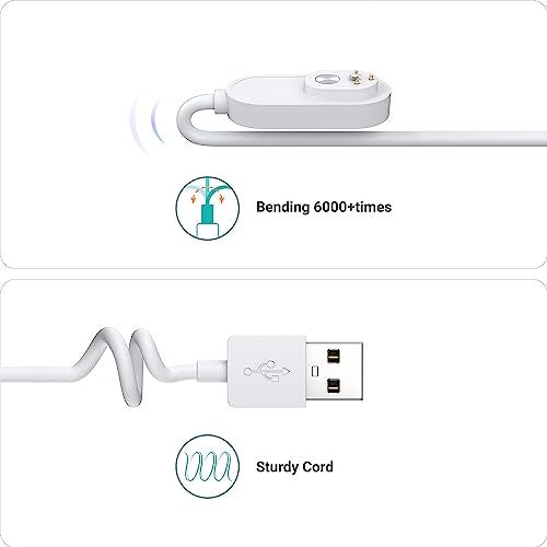 TUSITA 10-ft. Indoor Magnetic Charging Cable Compatible with Arlo Ultra 1 2, Pro 3 4 5 2K - 3M, White - Image 4