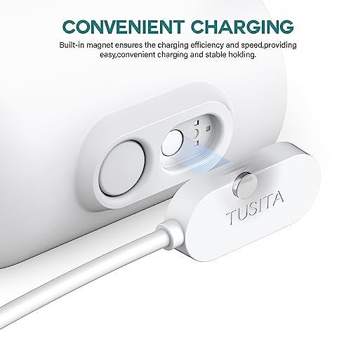 TUSITA 10-ft. Indoor Magnetic Charging Cable Compatible with Arlo Ultra 1 2, Pro 3 4 5 2K - 3M, White - Image 5
