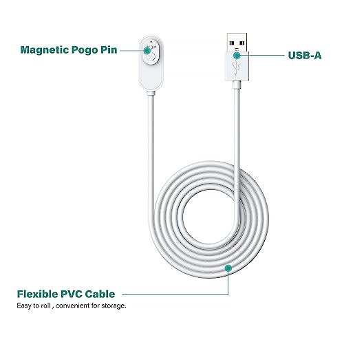 TUSITA 10-ft. Indoor Magnetic Charging Cable Compatible with Arlo Ultra 1 2, Pro 3 4 5 2K - 3M, White - Image 2