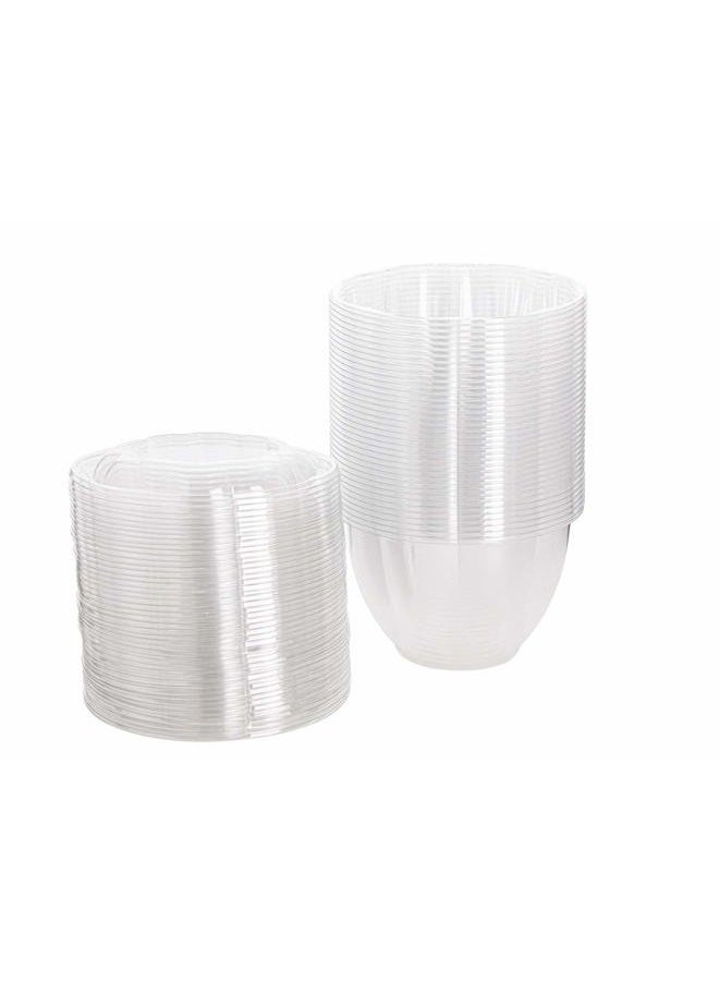 Smygoods Plastic Salad Bowls with Airtight lids Disposable [48 oz. 50 Sets] - Image 3