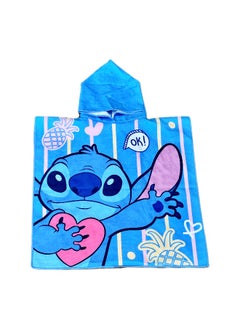 Miniso Disney Lilo & Stitch Collection Hooded Bath Towel (Stitch) 