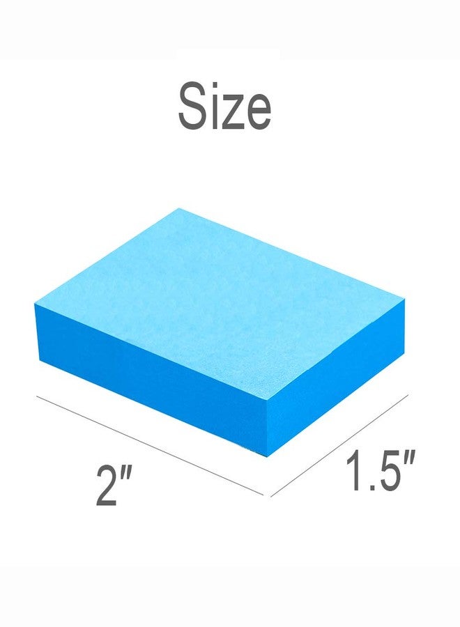 Vanpad Mini Sticky Notes 1.5x2 Inches, Bright Colors Self-Stick Pads, 24 Pack, 75 Sheets/Pad,1800 Sheets - Image 2