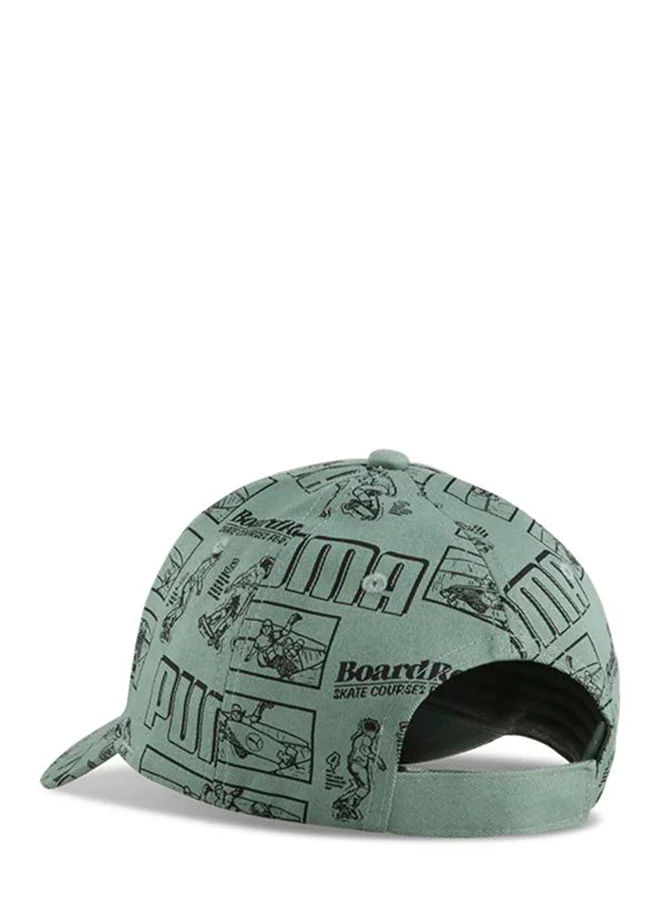 PUMA Kids All Over Printed Logo Cap