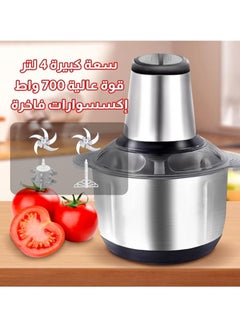 Gonice 4l meat grinder, powerful grinding capacity, quickly mix vegetables, fruits and meat, to meet the needs of large families  - Image 2