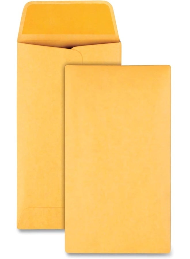 HASANAT ESSENTIALS أظرف هسنت الأساسية البريدية مانيللا بني متينة من ورق كرافت للأرسال، الوثائق، الرسائل واستخدام المكتب (9" × 4" عبوة 25 قطعة) - Image 3