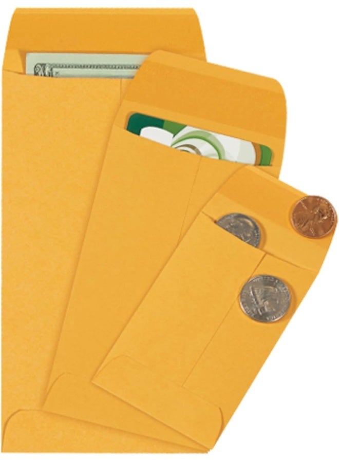 HASANAT ESSENTIALS أظرف هسنت الأساسية البريدية مانيللا بني متينة من ورق كرافت للأرسال، الوثائق، الرسائل واستخدام المكتب (9" × 4" عبوة 25 قطعة) - Image 4