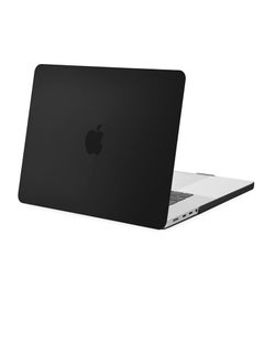 Generic MacBook Pro 16 inch Case 2021 2022 Release A2485 M1 Pro M1 Max with Liquid Retina XDR Display Touch ID Protective Plastic Hard Shell Case Cover Black  - Image 1