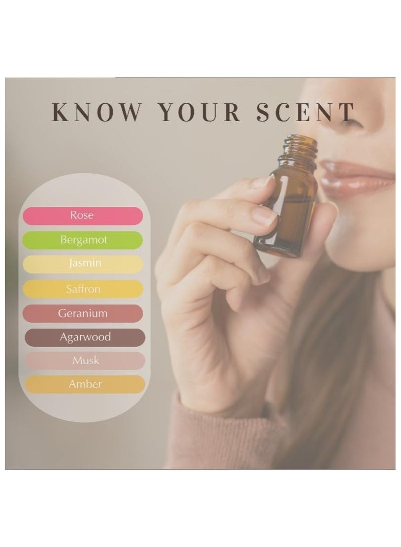 Dukhni Oud Al Ibtisam Diffuser Oil Blend | 3 x 10ml Arabic Oil for diffuser & humidifier | 100% Pure Halal Oils | Relax with home aromatherapy, for stress relief, massage & candle making - Image 3