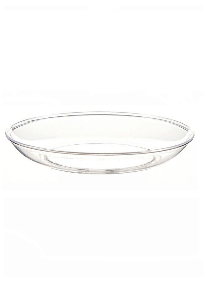 esowemsn 50PCS Clear Disposable Dessert Plates 5inch Plastic Party Plates Dinner Plates for BBQ,Travel,Party,Wedding and Events - Image 1