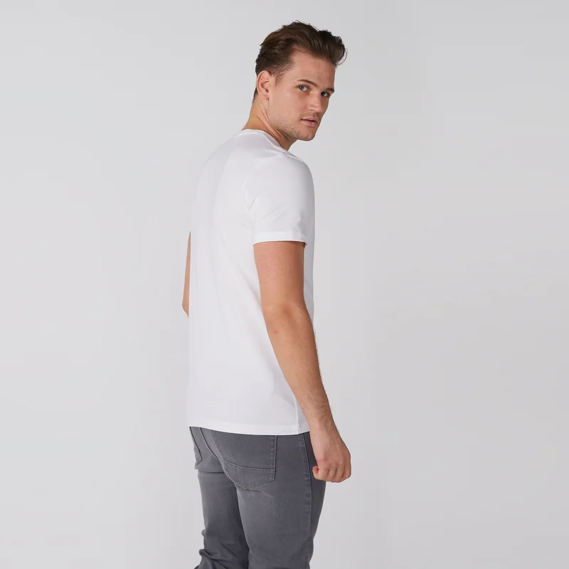 Lee Cooper Lee Cooper Crew Neck Slim Fit T-shirt with Short Sleeves