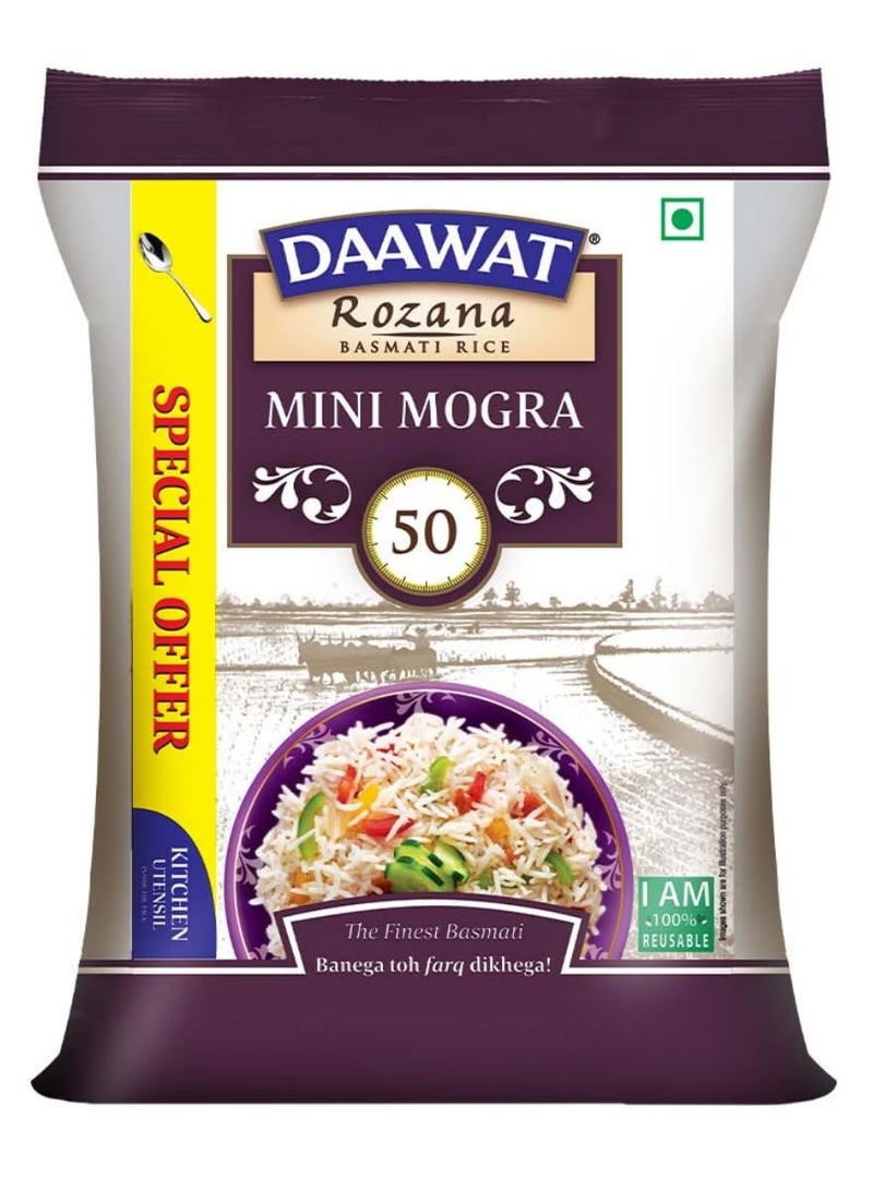 Daawat Sehat Mini Mogra Basmati Rice 5kg - Image 1