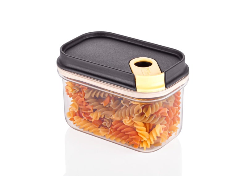 RITU Push 'N' Lock Plastic Airtight Food Containers | 650ml Set of 2 | Ideal for Vegetables, Fruits, Fish & Eggs| Leakproof Storage Jars With Lock Lid | Each BPA Free Transparent Lunch Box For Kitchen - Image 3