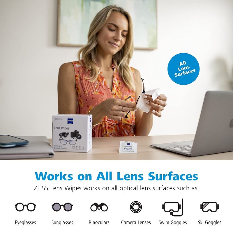Zeiss ZEISS Pre-Moistened Lens Cleaning Wipes, 600 Count  - Image 5