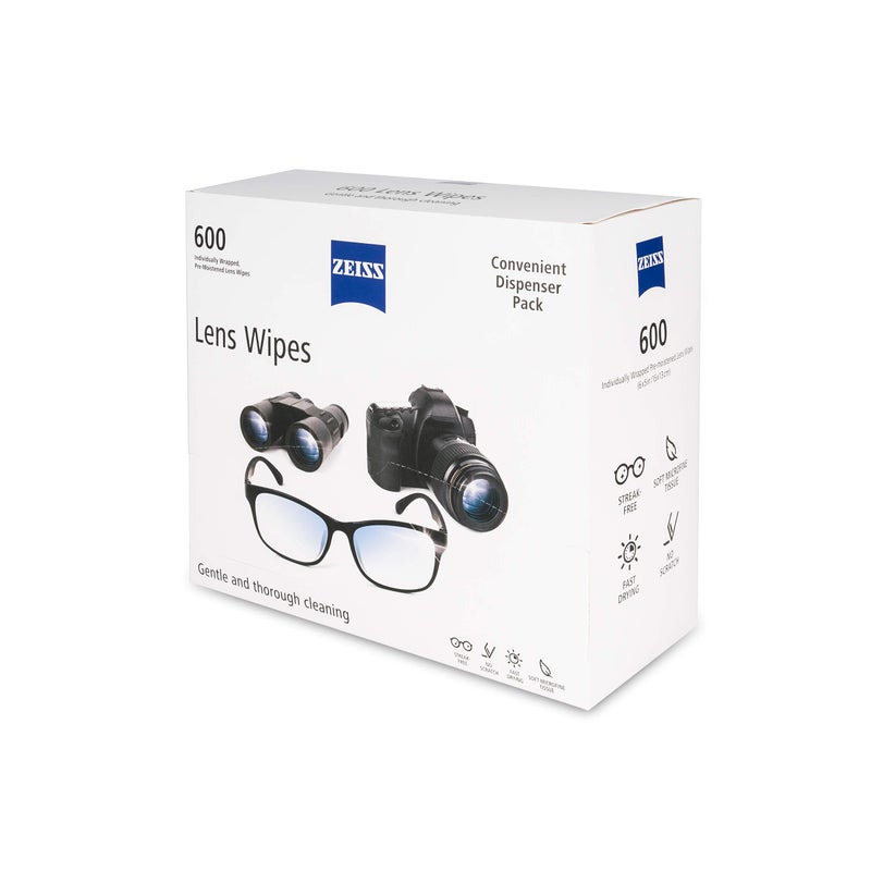 Zeiss ZEISS Pre-Moistened Lens Cleaning Wipes, 600 Count  - Image 2