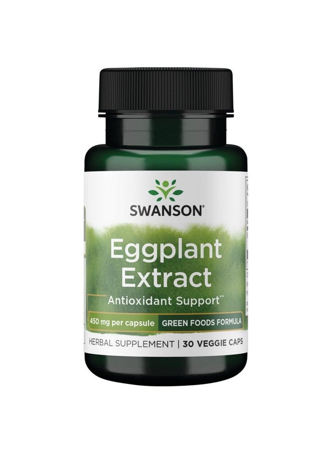 Swanson Eggplant Extract 20:1 450 Milligrams 30 Veg Capsules - Image 1