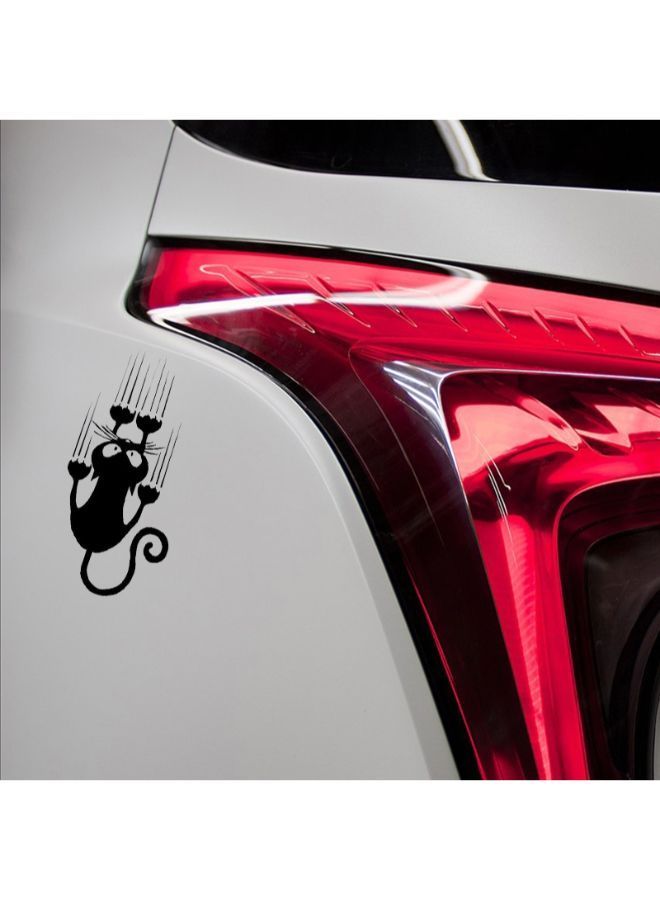 NIBEMINENT 10-Piece Waterproof Cat Pattern Car Window Bumper Sticker - Image 2