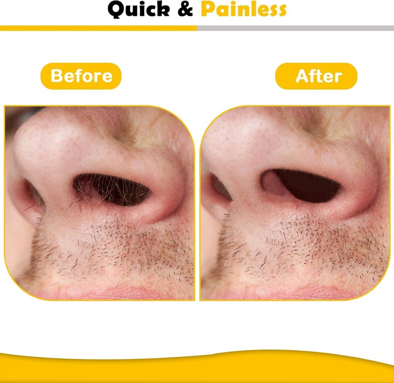 Charmonic 120g Nose Hair Waxing Kit with 40 Applicators - Quick & Painless Hair Remover for Men and Women, Up to 20 Uses - Image 3
