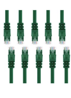 10-Pack, 2M RJ45 Cat6 Snagless 6ft Ethernet Patch Cable Green - pzsku/Z705F82C6FE0388250477Z/45/_/1671710952/4be8b7fd-5e99-4efb-aa40-f17bcb194e58