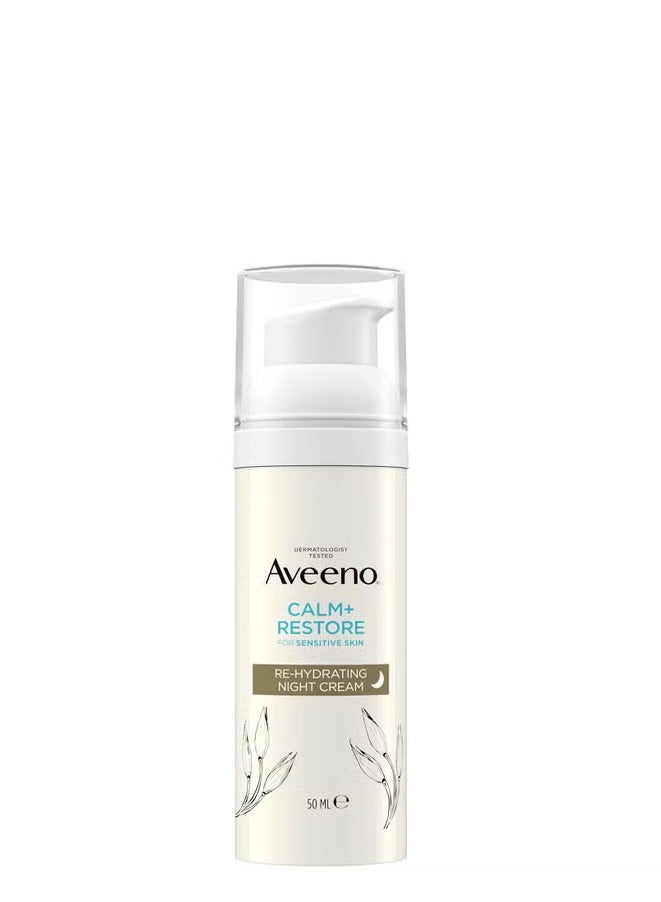 Aveeno Face Calm + Restore Rehydrating Night Cream 50ml - Image 1