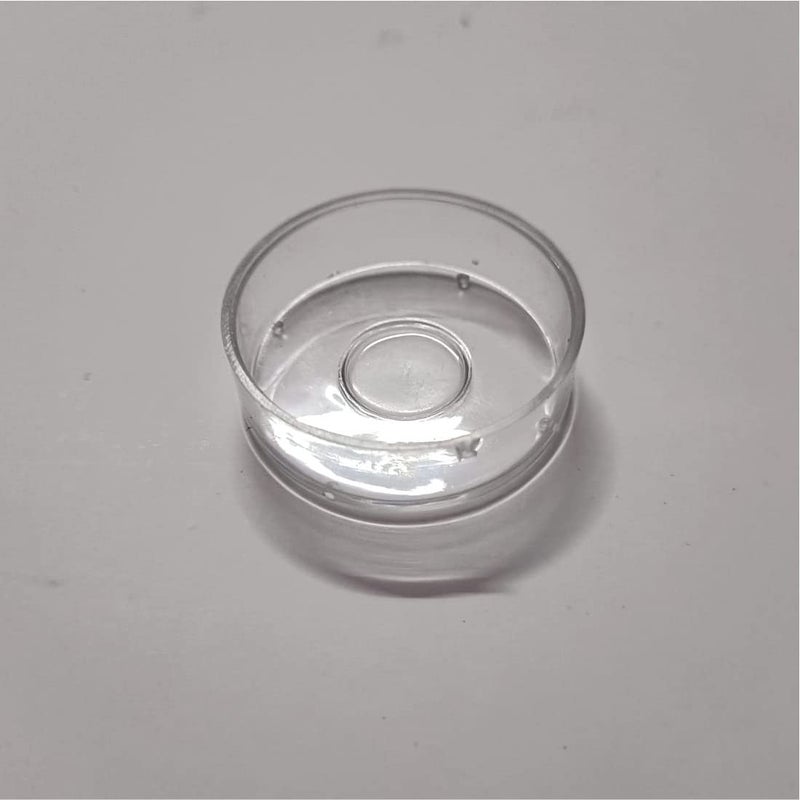 KROKIO KROKIO® - Transparent Clear Round Shape Tealight Cups for Candle Making Resin Art & Craft Cup DIY (50Piece) - Image 2