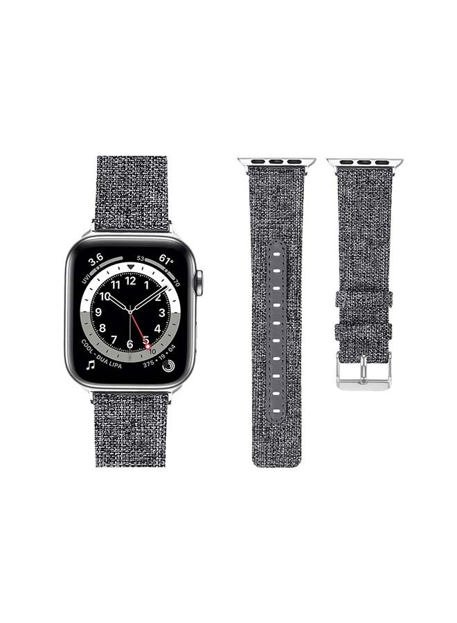 Perfii Stylish Replacement Band For Apple Watch Series 6/SE/5/4/3/2/1 Grey - Image 1