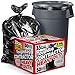 ToughBag 3033 Gallon Trash Bags Heavy Duty 50 COUNT 3 Mil Contractor Trash Bags Heavy Duty Black Contractor Can Liners Made In USA - Image 1