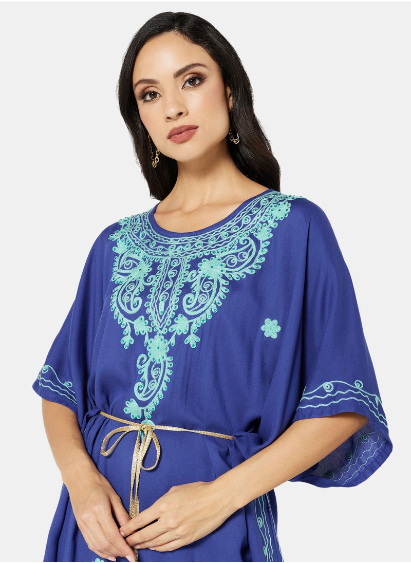 ARABIAN CLOSET EMBROIDERED KAFTAN  - Image 3