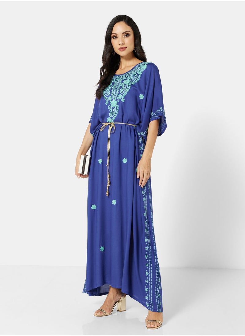 ARABIAN CLOSET EMBROIDERED KAFTAN  - Image 5