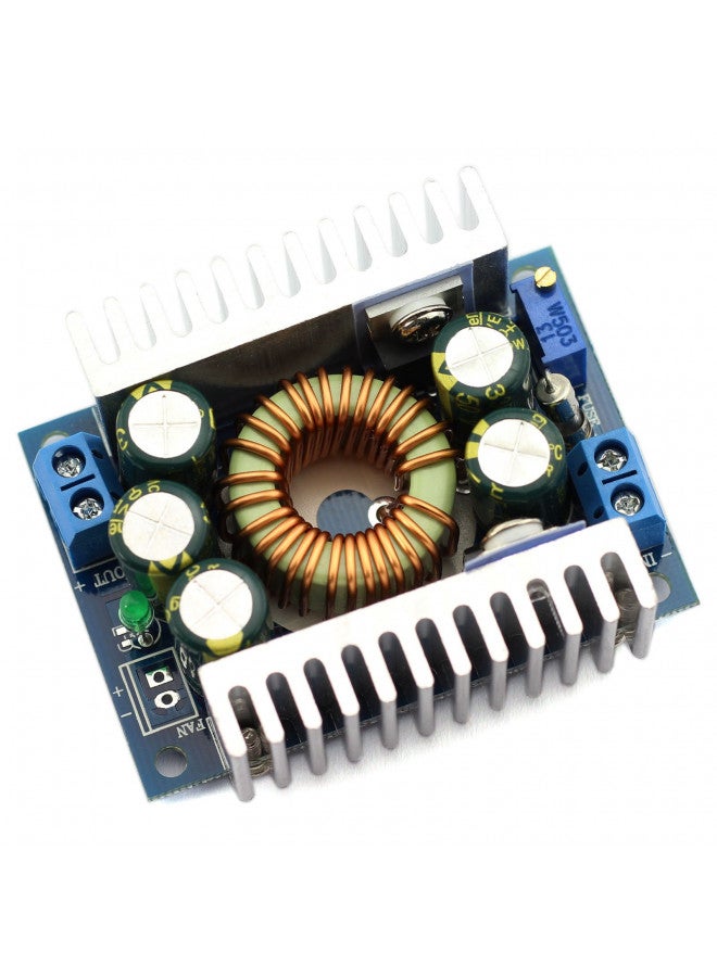 DZS Elec DZS Elec 12A DC-DC Step Down Buck Converter Low Ripple with Heat Sink 4.5V-30V to 0.8V-30V Vehicular Voltage Regulator  - Image 1